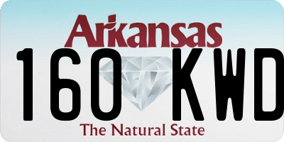 AR license plate 160KWD