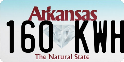 AR license plate 160KWH