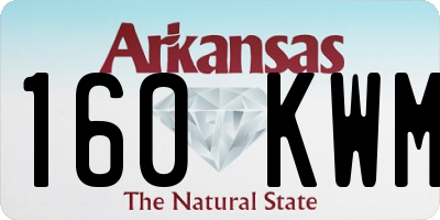 AR license plate 160KWM
