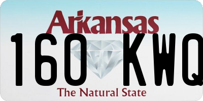 AR license plate 160KWQ