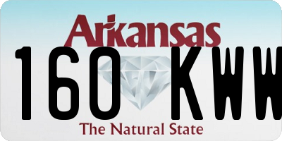 AR license plate 160KWW