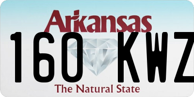 AR license plate 160KWZ