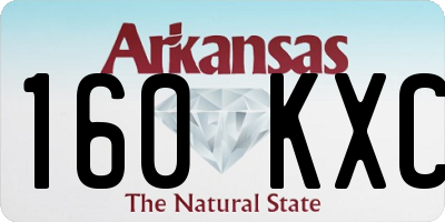 AR license plate 160KXC