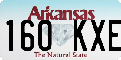 AR license plate 160KXE