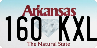 AR license plate 160KXL
