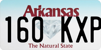 AR license plate 160KXP