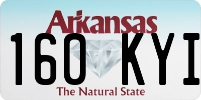 AR license plate 160KYI