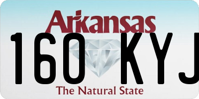 AR license plate 160KYJ