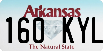 AR license plate 160KYL