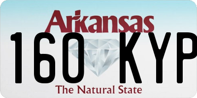 AR license plate 160KYP