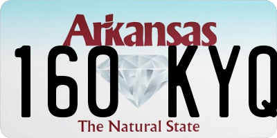 AR license plate 160KYQ