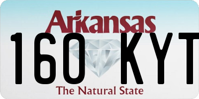 AR license plate 160KYT