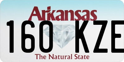 AR license plate 160KZE