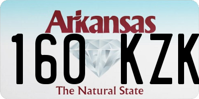 AR license plate 160KZK
