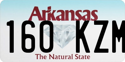 AR license plate 160KZM