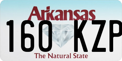 AR license plate 160KZP