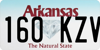 AR license plate 160KZV