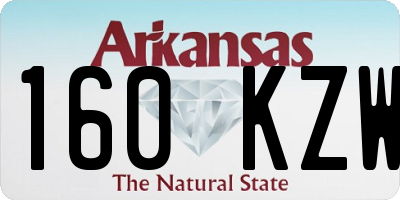 AR license plate 160KZW