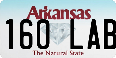 AR license plate 160LAB