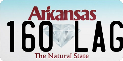 AR license plate 160LAG