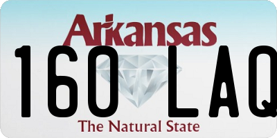 AR license plate 160LAQ