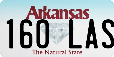 AR license plate 160LAS