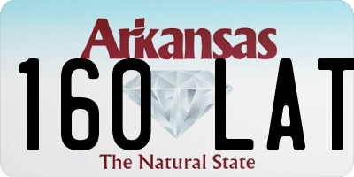 AR license plate 160LAT