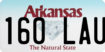 AR license plate 160LAU