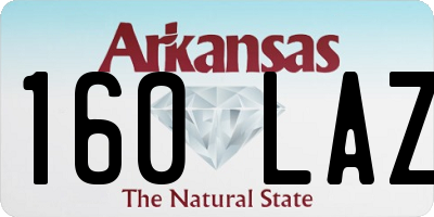 AR license plate 160LAZ