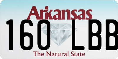 AR license plate 160LBB
