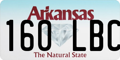 AR license plate 160LBC