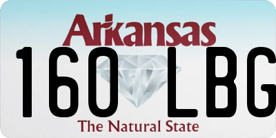 AR license plate 160LBG