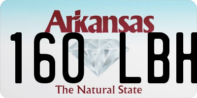 AR license plate 160LBH