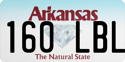 AR license plate 160LBL
