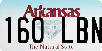 AR license plate 160LBN