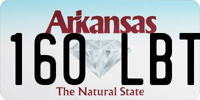 AR license plate 160LBT