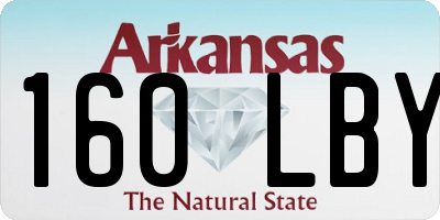 AR license plate 160LBY