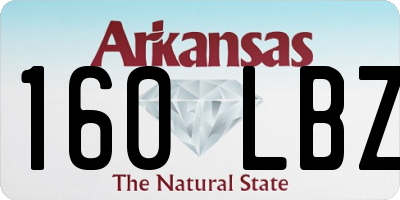 AR license plate 160LBZ