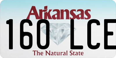 AR license plate 160LCE