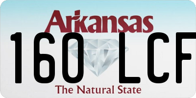AR license plate 160LCF