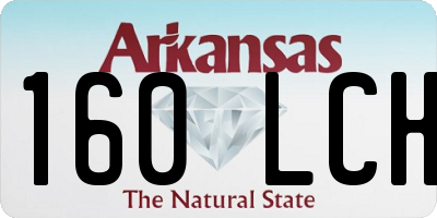 AR license plate 160LCH