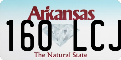 AR license plate 160LCJ