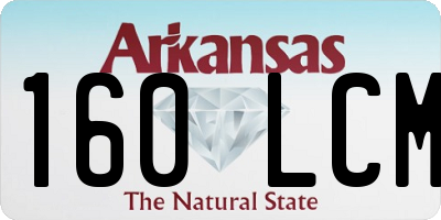 AR license plate 160LCM