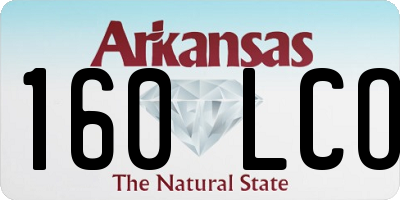 AR license plate 160LCO