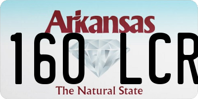 AR license plate 160LCR