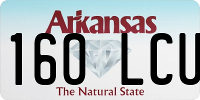 AR license plate 160LCU