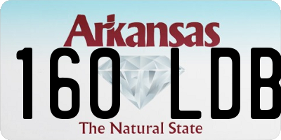 AR license plate 160LDB