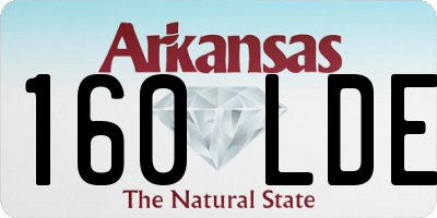 AR license plate 160LDE