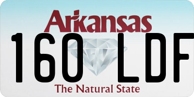 AR license plate 160LDF