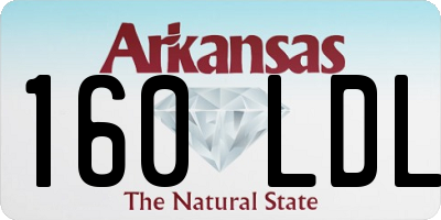 AR license plate 160LDL